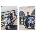 Elektrická motorka BMW - policajná - biela